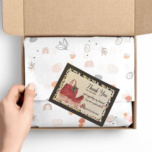 Set Of 100 Thank You Card - Picture 2 of 8